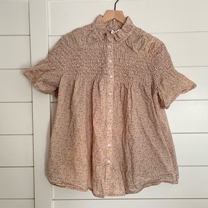 Olympia Etal-Nora Top in Pink Prairie